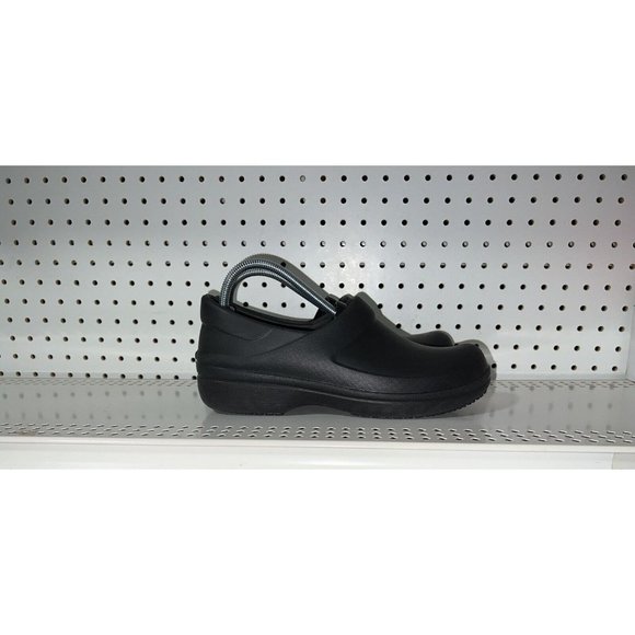 Crocs Neria Pro Womens Rubber Slip On Nursing Work Clogs Size 11 Black - Picture 1 of 8
